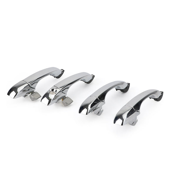 4x Exterior Door Handle 4589009AH Chrome For Chrysler 300 / 300C 2005-2010