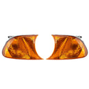 Pair Amber Corner Side Light For BMW 3 Series E46 1998-2001 Coupe 63126904299 63126904300-1