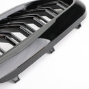 Griglia anteriore BMW Serie 5 G30 G31 530i/530i xDrive/540i/540i xDrive 2017-2019 Griglia nera lucida-5