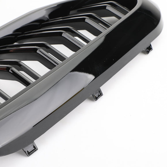Griglia anteriore BMW Serie 5 G30 G31 530i/530i xDrive/540i/540i xDrive 2017-2019 Griglia nera lucida
