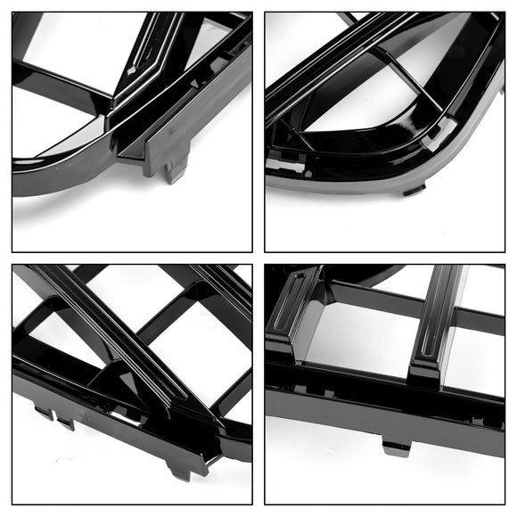 Mercedes-Benz Classe GLE W167 Griglia anteriore AMG-Line Gloss Black 2019-2023 Griglia anteriore Gloss Black