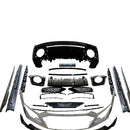 Para Audi R8 4S 2016-2020 Kit de carrocería mejorada de fibra de carbono húmeda parachoques 2021-2024 Conversión Facelift-9
