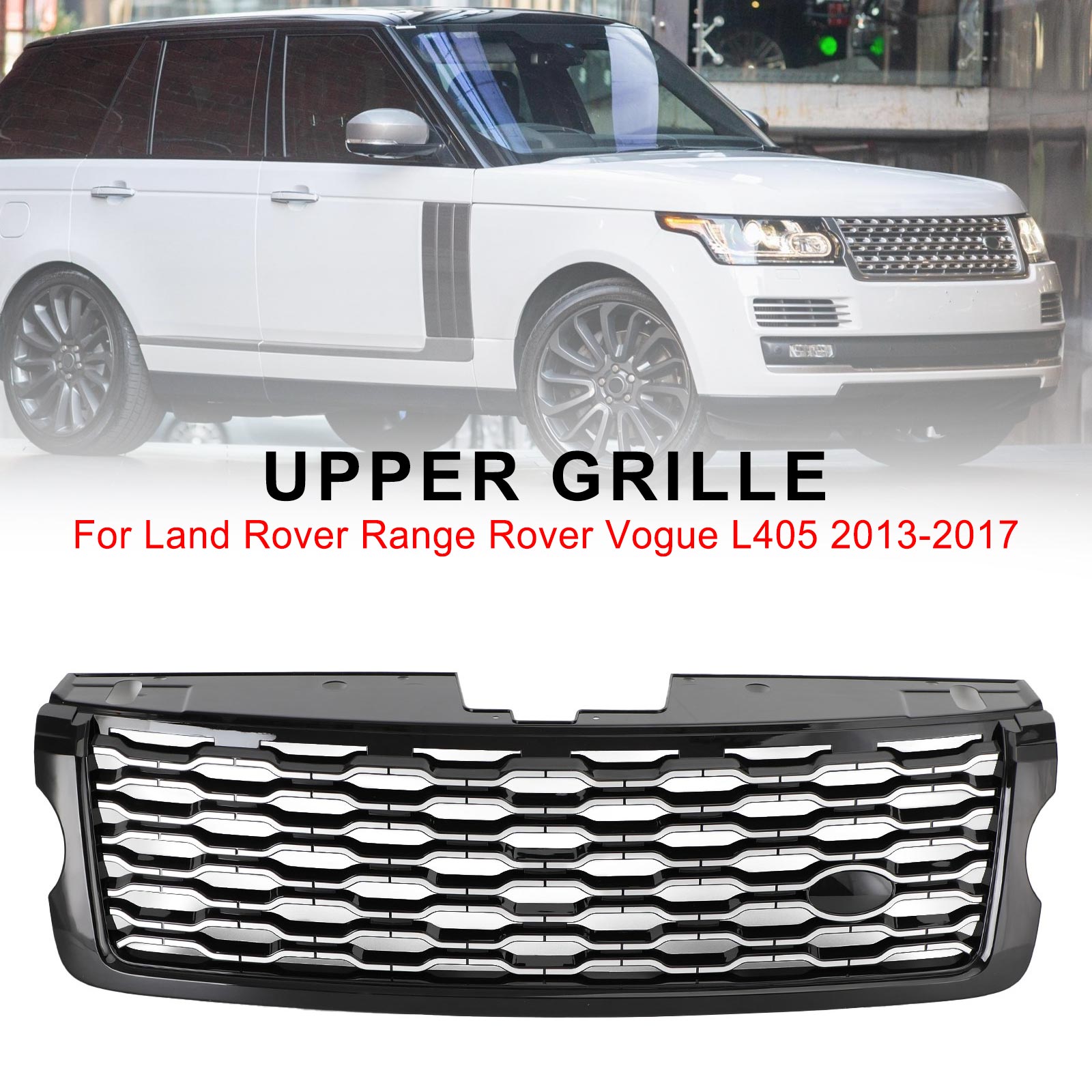 2013-2017 Land Rover Range Rover Vogue L405 Grille supérieure de pare-chocs avant