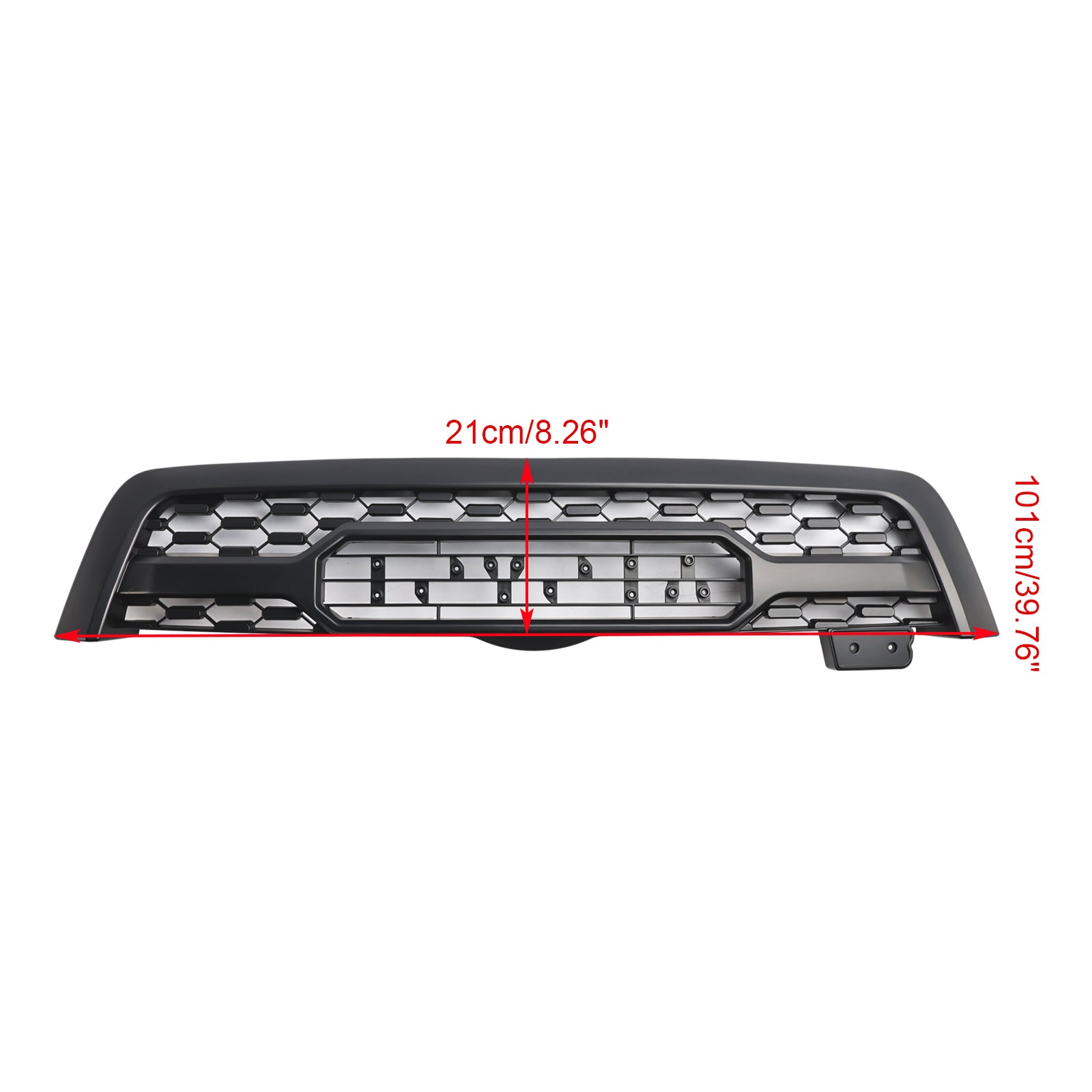 2005-2007 Toyota Sequoia Front Bumper Grill  Matte Black Grille W/ LED