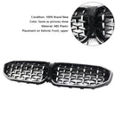 Chorme Diamond Kidney Grille Grill 51138072085 Fit BMW 3 Series G20 2019-2022-5