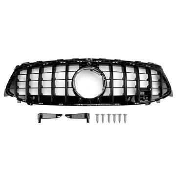 Classe Mercedes CLA W118 Grade dianteira preta estilo GTR C118 2024-2025
