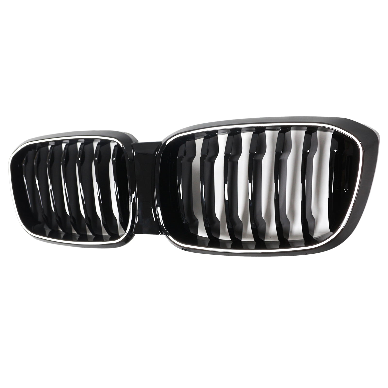 Grille de calandre avant en maille noire brillante pour BMW X4 G02 X3 G01 G08 2018-2021