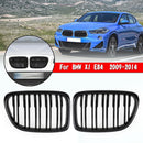 BMW 2009-2014 X1 E84 sDrive20i/xDrive28i/sDrive18d SUV Gloss Black Grill Dual Slats Front Hood Kidney Grille-5