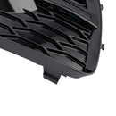 Cubiertas de luz antiniebla delantera estilo panal RSQ3 para Audi Q3 2013-2015 negro brillante-11