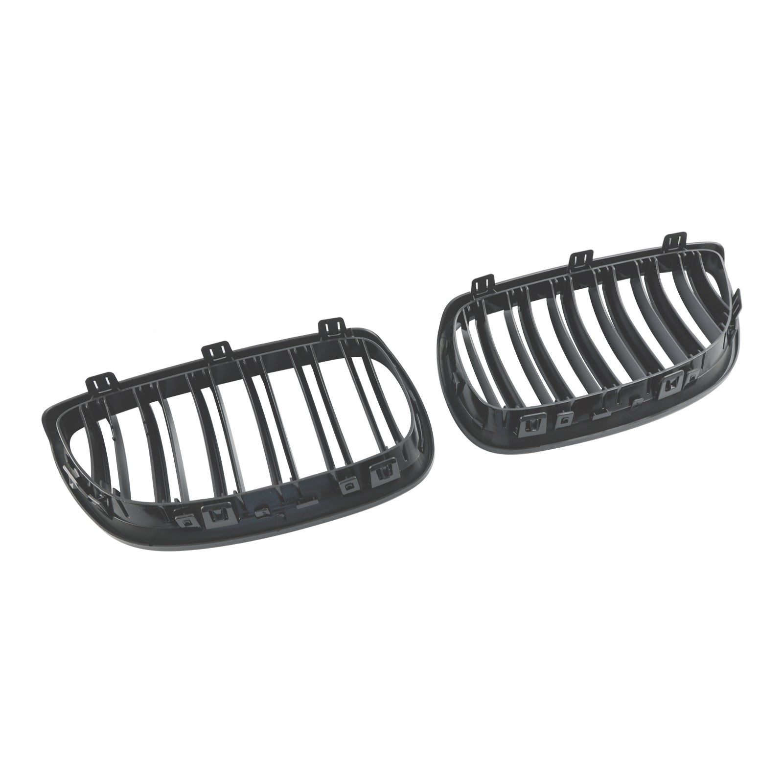 2006-2010 BMW E92 E93 335i/328i/320d/330i/325i/M3 Pre-Facelift Front Kidney Grill Gloss Black Grille