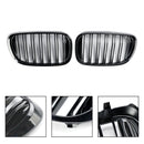 2015-2019 BMW Série 7 G11 Berline/Berline 740i/750i/740e xDrive Calandre avant noire à 2 lamelles-4