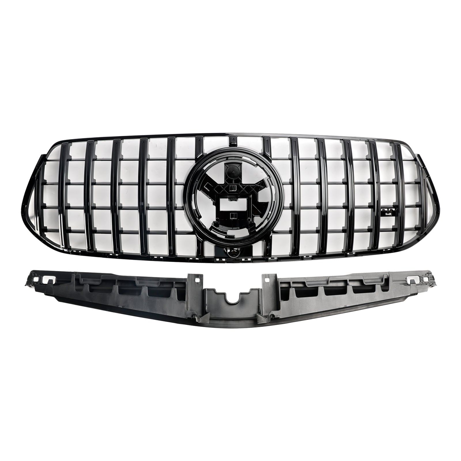 Grille de pare-chocs avant Mercedes Benz Classe GLE W167 V167 GLE350/450/580/GLE53 AMG-Line 2024 Grille de style AMG noire