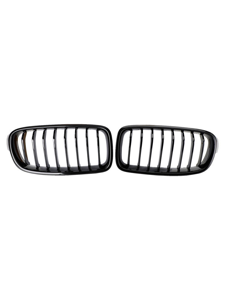 Calandre avant noire brillante pour BMW Série 3 F30 F31 318i/320i/328i/330i/335i/340i/320d 2012-2019