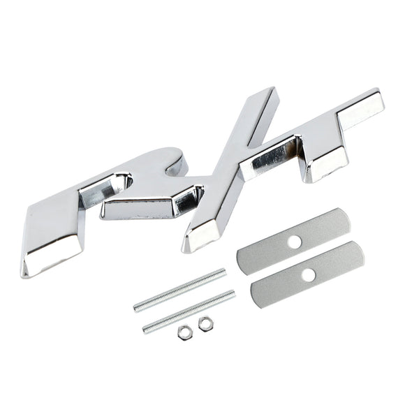 R/T-badge voorbumpergrille-embleem voor Dodge Charger Challenger rood/chroom/zwart/rood-zwarte badge