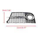 Chrome Voorbumper Mistlamp Grille Fit Audi TT MK2 S-Lijn/TTS 2011-2014-3