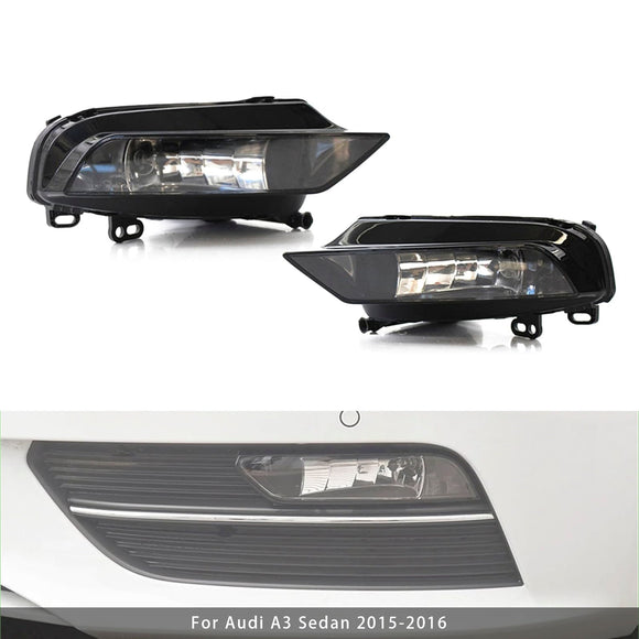 Paire de feux antibrouillard avant avec ampoules pour Audi A3 berline 8V0941699B 2015-2016