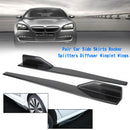 Pari 86 cm auton hiilikuidusta sivuhameet Rocker Splitters diffuusori Winglet Wings kaikille malleille Universal-2