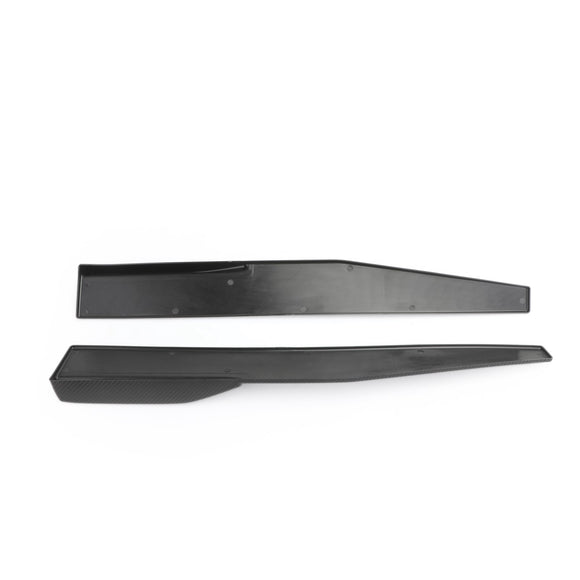 Pari 45 cm auton hiilikuidusta sivuhameet Rocker Splitters diffuusori Winglet Wings Universal
