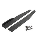 Pari 45 cm auton hiilikuidusta sivuhameet Rocker Splitters diffuusori Winglet Wings Universal-10