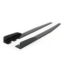 Paar 120 cm auto koolstofvezel zijrokken rocker splitters diffuser winglet vleugels-11