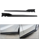 Pair 120cm Car Gloss Black Side Skirts Rocker Splitters Diffuser Winglet Wings Universal For All Model-1