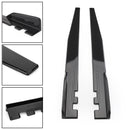 Pair 120cm Car Gloss Black Side Skirts Rocker Splitters Diffuser Winglet Wings Universal For All Model-5