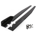 Pair 120cm Car Gloss Black Side Skirts Rocker Splitters Diffuser Winglet Wings Universal For All Model-10