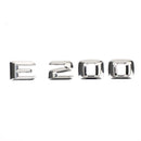 Badge emblème de coffre arrière, plaque signalétique, lettres et chiffres adaptés à Mercedes E200 chromé-12