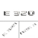 Areyourshop Emblem für den hinteren Kofferraum, Namensschild, Buchstaben und Zahlen für Mercedes E320, Chrom-2