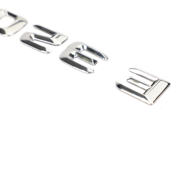 Areyourshop Emblem für den hinteren Kofferraum, Namensschild, Buchstaben und Zahlen für Mercedes E320, Chrom