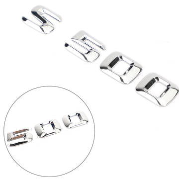 Rear Trunk Emblem Badge Nameplate Decal Letters Numbers Fit Mercedes S500 Chrome