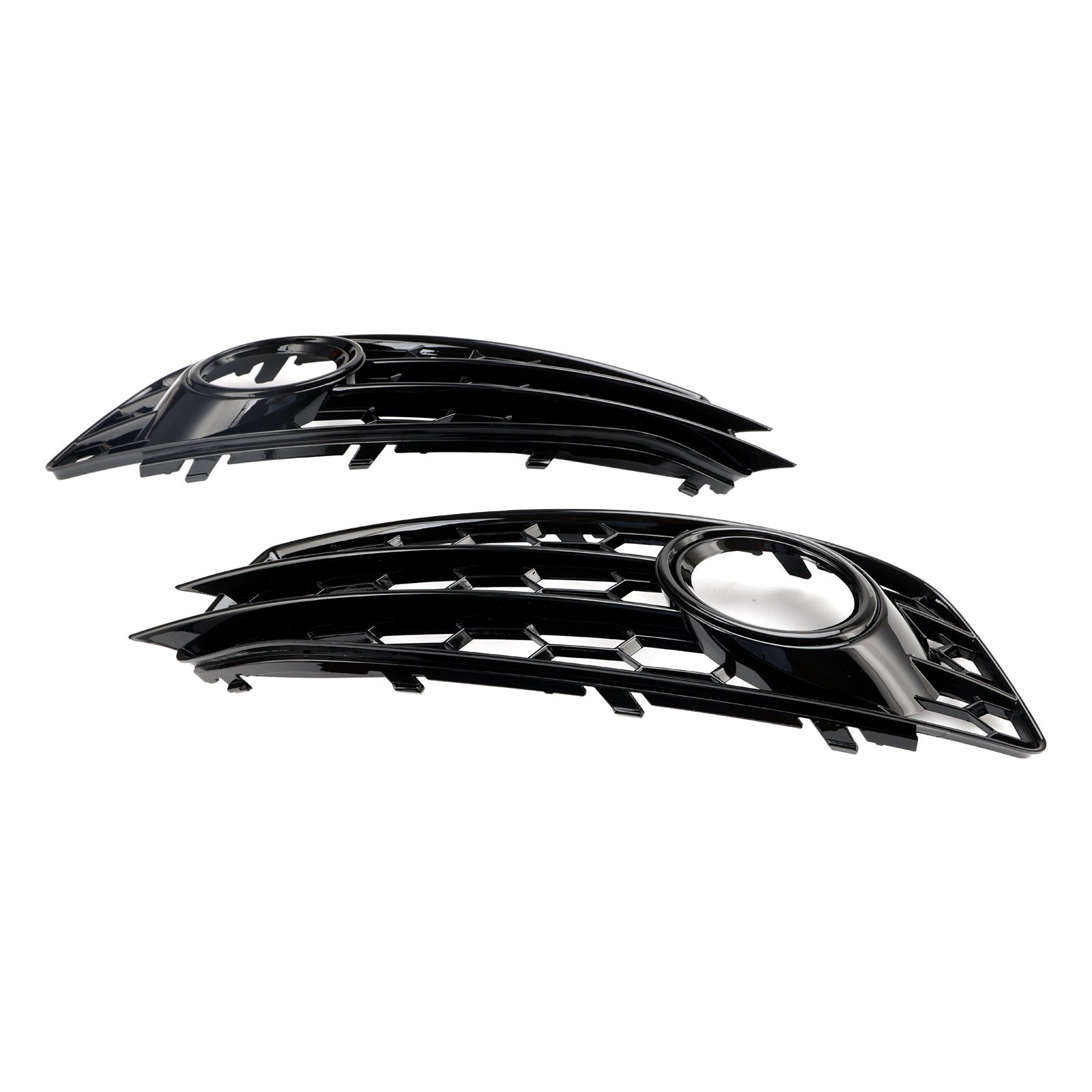 Audi 2009-2012 A3 8P S-Line 8P0807682 8P0807681 Couvercle de grille de phare antibrouillard avant en nid d'abeille