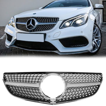 Mercedes Benz E-Class W207/C207 2014 2015 2016 2017 Coupe / Convertible Diamond / OEM / GT Style Grill Front Bumper Grille