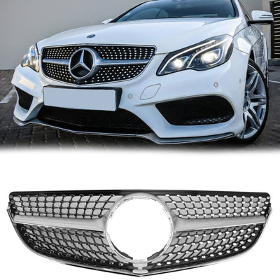 Mercedes-Benz E-Klasse 2014-2017 W207 C207 2-deurs Coupé Cabriolet Voorbumper Grille Diamantvormige Grille