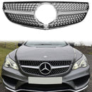 Styl diamentowy | Mercedes Benz Klasa E | W207/C207 Coupe Cabrio | 2014-2017 | Przedni grill, chromowany grill-1