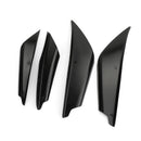 4 stks Universele Gloss Bk Auto Voorbumper Vinnen Body Splitter Spoiler Canards-5
