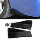 2 stuks 35cm rokspoiler achterlipverlenging rocker splitters winglet vleugels zwart-1