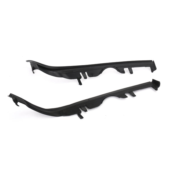 L+R Pair Upper Headlight Headlamp Gaskets Sealing Strip For BMW 5 E39 1999-2003