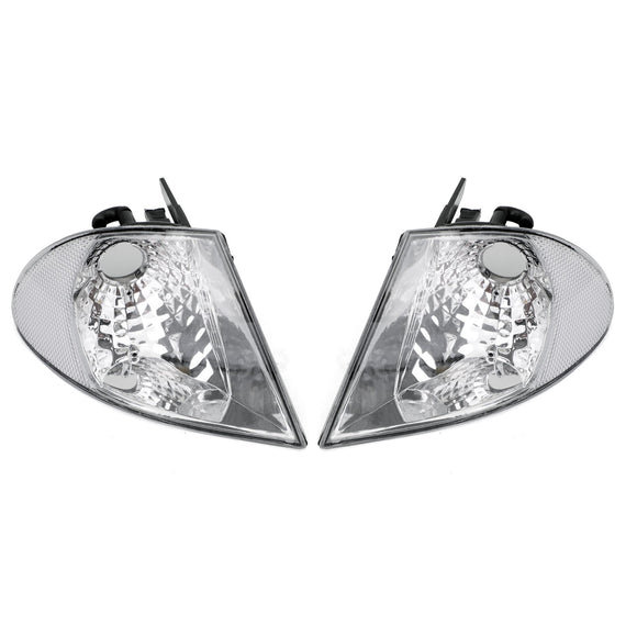 Front Indicator Turn Signal Corner Clear Lights For BMW 3 Series E46 99-01