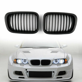 1998-2001 BMW E46 4 portes série 3 318i/320i/325i/330i/318d/320d calandre avant calandre noire mate