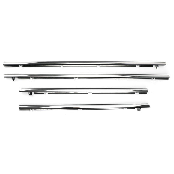 Acura TSX 2009-2014 4pcs Car Outside Window Weatherstrip Seal Belt Moulding 72410-TL0-003
