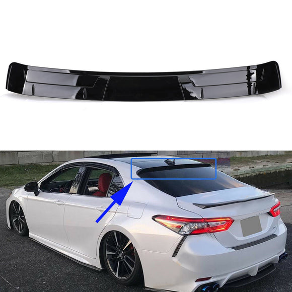 Glänzend schwarze Heckspoilerflügel, passend für Toyota Camry LE SE XSE XLE 2018–2024