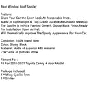Glossy Black Rear Window Roof Spoiler Fit Toyota Camry LE SE XSE XLE 2018-2024-12