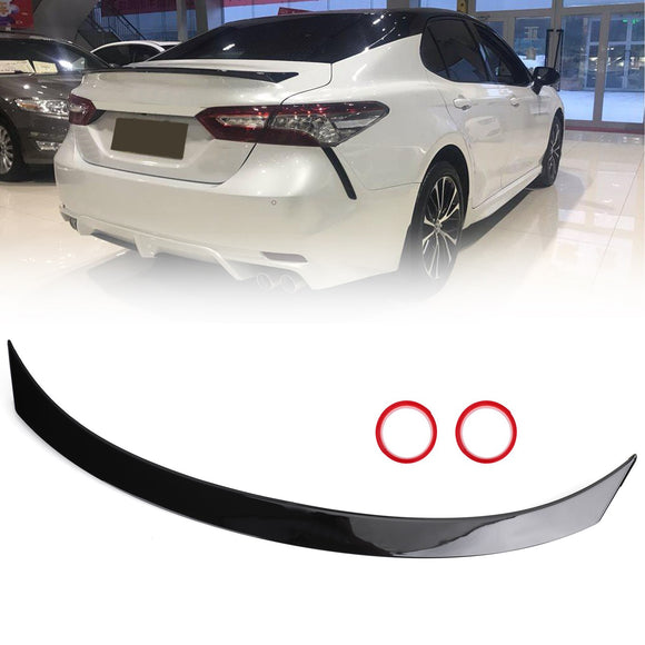 Glanzend zwarte achterspoilervleugels geschikt voor Toyota Camry LE SE XSE XLE 2018-2024