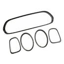 2014-2021 Mini F55 F56 F57 Cooper S/Cooper SD borde de parrilla negro + borde de faro + borde de luz trasera-7