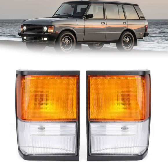Corner Lamps New For Land Rover Range Rover Classic 1987-1995 Clear