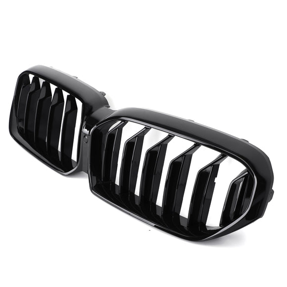 Frontnierengrill, passend für BMW 5er G30 G38 2021–2024 mit LED