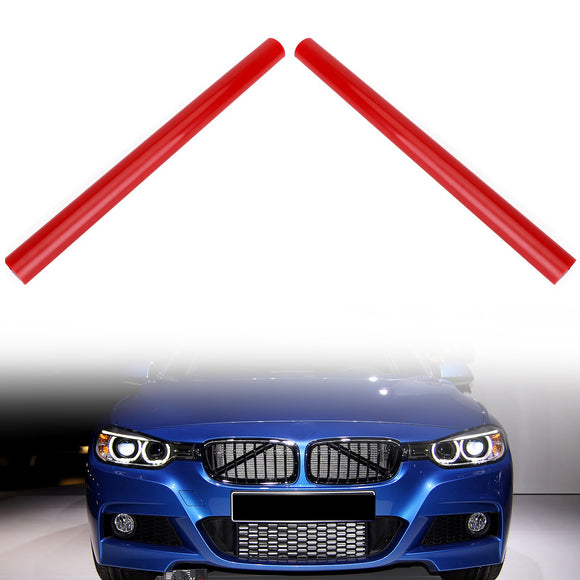 #A Color Support Grill Bar V Brace Wrap für BMW F30 F31 F32 F33 F34 F35 Rot