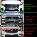 2019-2023 Ford Ranger T8 Wildtrak Raptor Style Grille de pare-chocs avant de remplacement Calandre noire mate-3