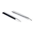 Pair Chrome Front Bumper Upper Grill Moulding Trim For Fiat 500 2007-2015-10